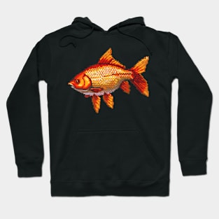 Carp in Pixel Form Hoodie